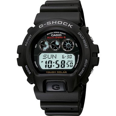 image of Casio - Men's G-Shock Atomic Digital Sports Watch - Black with sku:bb11711726-3106732-bestbuy-timex