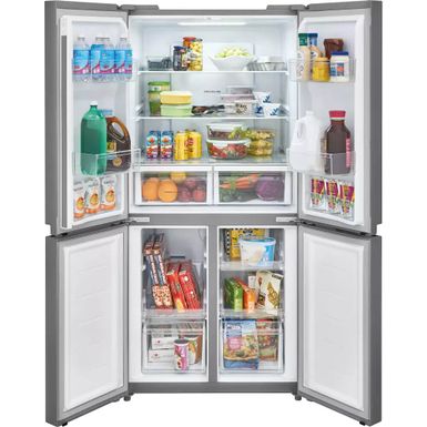Frigidaire - 17.4 Cu. Ft. Stainless 4 Door Refrigerator