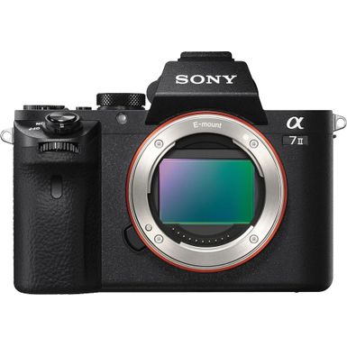 image of Sony - Alpha a7 II Full-Frame Mirrorless Video Camera (Body Only) - Black with sku:isoa7m2-adorama
