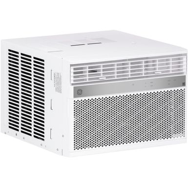 image of GE - 550 Sq. Ft. 12,000 BTU Smart Window Air Conditioner with WiFi and Remote - White with sku:bb21423463-6390687-bestbuy-ge