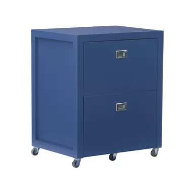image of Pervis File Cabinet Navy with sku:lfxs1280-linon