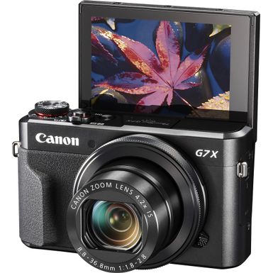 Alt View Zoom 2. Canon - PowerShot G7 X Mark II 20.1-Megapixel Digital Video Camera - Black