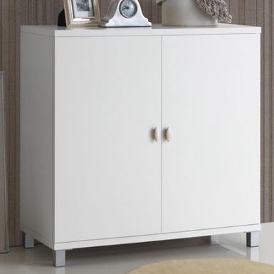 image of Baxton Studio Marcy Modern and Contemporary White Wood Entryway Handbags or School Bags Storage Sideboard Cabinet with sku:uzf-ovad84ajsfs6iabh2qstd8mu7mbs-mod-ovr