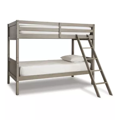 image of Lettner Twin/Twin Bunk Bed w/Ladder with sku:b733-59-ashley