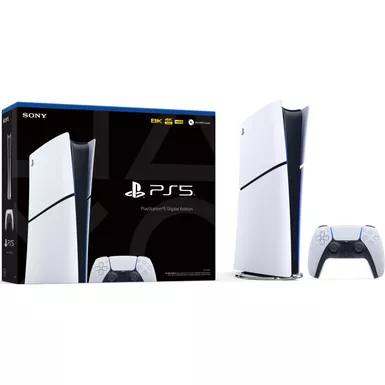 image of Sony - PlayStation 5 Slim Console Digital Edition - White with sku:bb22231188-bestbuy