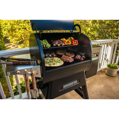 Alt View Zoom 13. Traeger Grills - Ironwood 650 Pellet Grill and Smoker with WiFire - Black