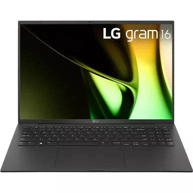 LG Gram 16" WQXGA Laptop, Intel Evo Core Ultra 7-155H 1.4GHz, 32GB RAM, 2TB SSD, Windows 11 Home, Obsidian Black