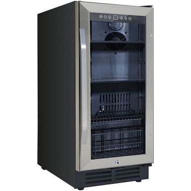image of Avanti 15" Stainless Steel Built-In Deluxe Beverage Center with sku:bca3115s3s-electronicexpress