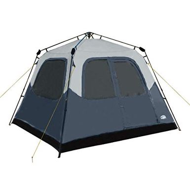 image of Pacific Pass Camping Tent 6 Person Instant Cabin Family Tent, Easy Set Up for Camp Backpacking Hiking Outdoor with sku:b07wgnm5zm-pac-amz