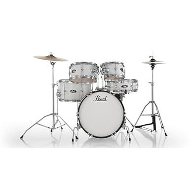 image of Pearl Roadshow Jr. 5 Piece Drum Set with Hardware and Cymbals (RSJ465C/C33) with sku:b0cj11lm5l-amazon