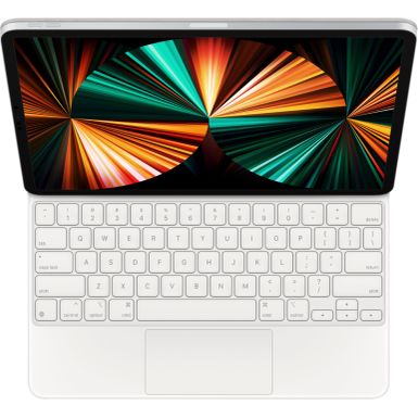 image of Apple - Magic Keyboard for 12.9-inch iPad Pro (3rd, 4th, 5th, and 6th Generation) - White with sku:bb21207517-6340386-bestbuy-apple