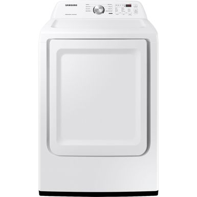 image of Samsung - 7.2 Cu. Ft. Electric Dryer with 8 Cycles and Sensor Dry - White with sku:dve45t3200w-electronicexpress