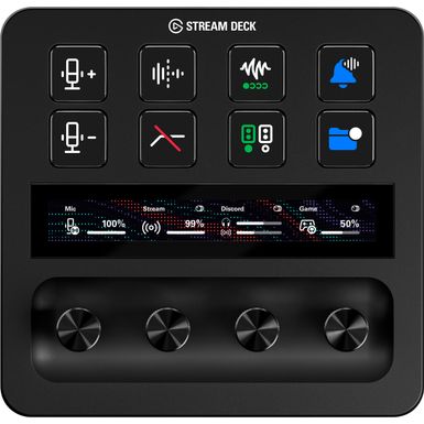 Alt View Zoom 16. Elgato - Stream Deck + Full-size Wired USB Keypad with - Black