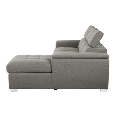 McCoy 2-Piece Sofa Chaise with Pull-Out Bed - Blue