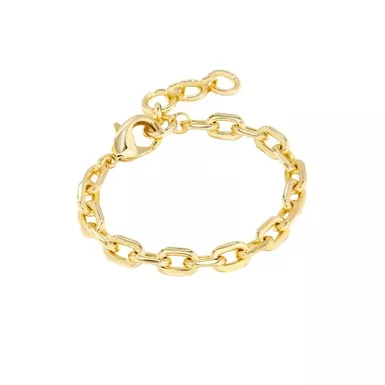 image of Kendra Scott Korinne Chain Bracelet (Gold) with sku:9608802243|gold|gold-corporatesignature