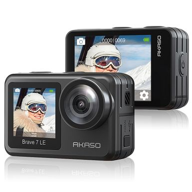 image of AKASO - Brave 7 LE SE 4K Waterproof Action Camera with Remote with sku:bb22040415-6521147-bestbuy-akaso