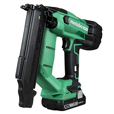 image of Metabo HPT 18V MultiVolt Cordless Brad Nailer | Includes 1-18V, 3.0 Ah Lithium Ion Battery | Accepts 18 GA 5/8-Inch to 2-Inch Brad Nails | Brushless Motor | NT1850DF with sku:b09d8qr1rk-met-amz