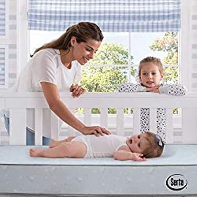 Serta Perfect Start Dual Sided Baby Crib Mattress & Toddler Mattress - Waterproof - Hypoallergenic - Premium Sustainably Sourced Fiber...
