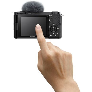 Alt View Zoom 18. Sony - Alpha ZV-E10 Kit Mirrorless Vlog Camera with 16-50mm Lens - Black