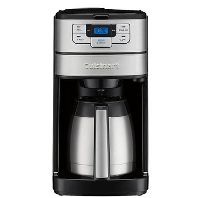 image of Cuisinart - Automatic Grind & Brew 10-Cup Thermal Coffeemaker - Black/Stainless Steel with sku:bb21944976-bestbuy