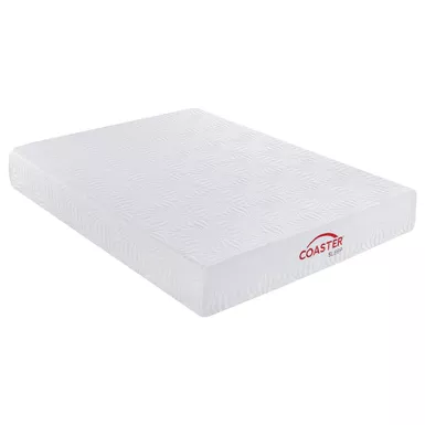 Key Twin Long Memory Foam Mattress White