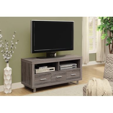 image of TV Stand/ 48 Inch/ Console/ Media Entertainment Center/ Storage Cabinet/ Living Room/ Bedroom/ Laminate/ Brown/ Contemporary/ Modern with sku:i3250-monarch