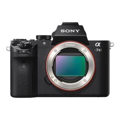image of Sony - Alpha a7 II Full-Frame Mirrorless Video Camera (Body Only) - Black with sku:ilce7m2b-ilce7m2/b-abt