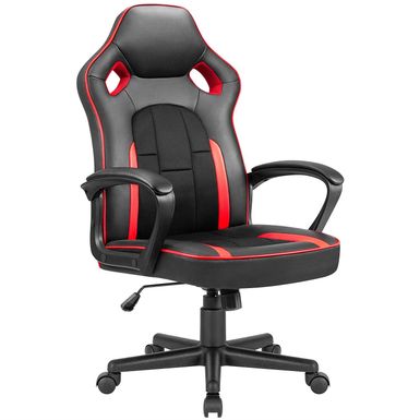image of Homall Gaming Chair Swivel Computer Chair Ergonomic Adjustable Executive Office Desk Chair - Red with sku:hx9dvlu4-euh1-7cgxtz3astd8mu7mbs--ovr