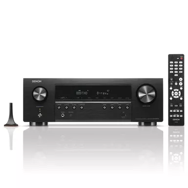 image of Denon - AVR-S770H (75W X 7) 7.2-Ch. with HEOS and Dolby Atmos 8K Ultra HD HDR Compatible AV Home Theater Receiver with Alexa - Black with sku:bb22184643-bestbuy