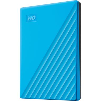 Alt View Zoom 1. WD - My Passport 2TB External USB 3.0 Portable Hard Drive - Blue