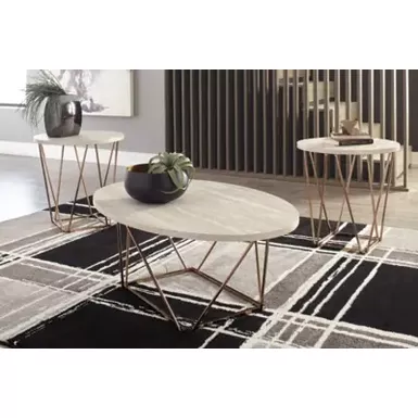 Two-tone Tarica Occasional Table Set (3/CN)
