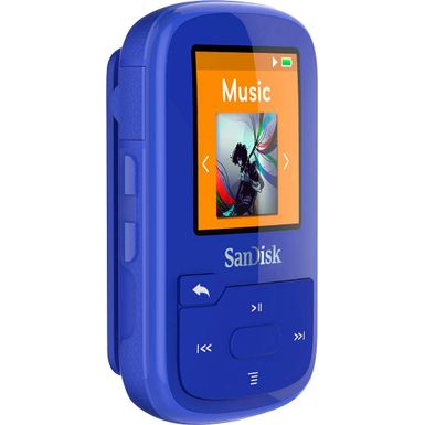 image of SanDisk - Clip Sport Plus 32GB MP3 Player - Blue with sku:bb21742657-6460180-bestbuy-sandisk