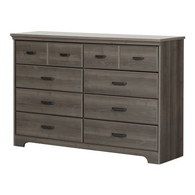 image of South Shore Versa 8-Drawer Double Dresser - Gray Maple with sku:mxewuzfsfhjx_stdr_mt9wstd8mu7mbs-sou-ovr
