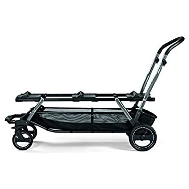 Peg Perego Pop-Up Seat for Triplette Stroller - Compatible with The Triplette, Duette, and Team Strollers - Made in Italy - City Grey...
