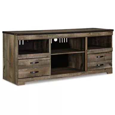 image of Trinell Large TV Stand w/Fireplace Option with sku:w446-68-ashley