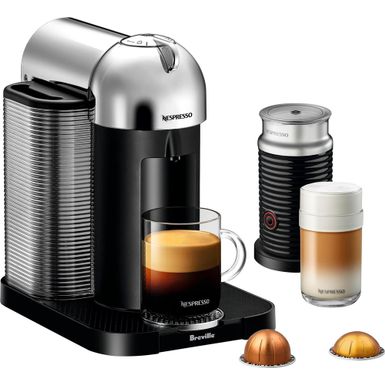 image of Breville - Nespresso Vertuo Espresso Maker/Coffeemaker - Chrome with sku:bb20669271-5726800-bestbuy-breville