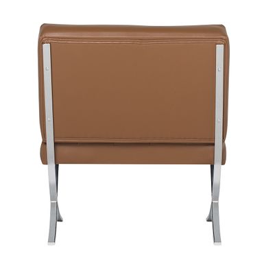 Alt View Zoom 11. Studio Designs Home Attrium Modern Blended Leather Accent Chair - Caramel Light Brown