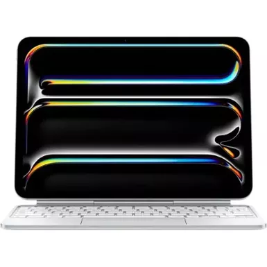 image of Apple - Magic Keyboard for iPad Pro 11inch (M4) - White with sku:bb22094939-bestbuy