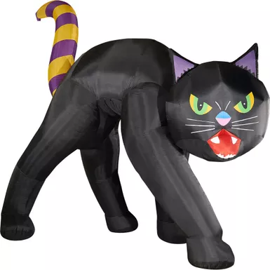 9.8-Ft. Tall Inflatable Pre-Lit Black Cat