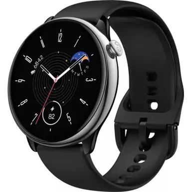 Amazfit - GTR Mini Smartwatch 32.5 Stainless Steel - Black