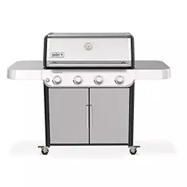 Weber - GENESIS S-415 Propane Gas Grill - Stainless Steel