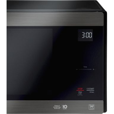 Alt View Zoom 1. LG - NeoChef 1.5 Cu. Ft. Countertop Microwave with Sensor Cooking and EasyClean - Black stainless steel