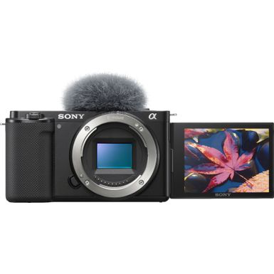 Alt View Zoom 11. Sony - Alpha ZV-E10 Mirrorless Vlog Camera - Body Only - Black