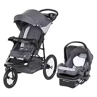 image of Baby Trend Expedition® Zero Flat Jogger Travel System with LED Lights, Dash Grey with sku:b0czppqd1m-amazon