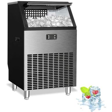 image of Commercial Ice Maker Machine,Freestanding Ice Cube Maker Makes - 19.99cu ft - 19.99 cu ft -NEW with sku:_ogbyrj56egi_uwy65tg6astd8mu7mbs-overstock