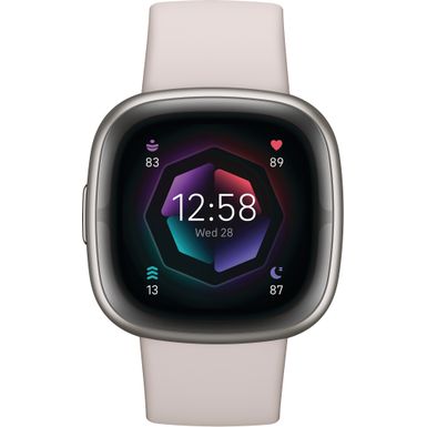 image of Fitbit - Sense 2 Advanced Health Smartwatch - Platinum with sku:bb22032281-6514038-bestbuy-fitbit