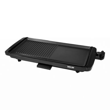 image of Better Chef 2 in 1 Family Size Electric Counter Top Grill/Griddle - 2 in 1 - Black - 2 in 1 with sku:ph_27_znj4rnyxuv36ebrwstd8mu7mbs--ovr