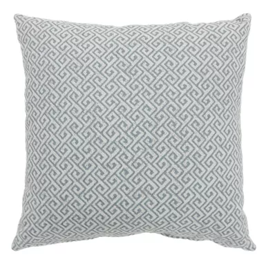 image of Contemporary Fabric 17" x 17" Throw Pillows in Blue (Set of 2) with sku:idf-pl6037bl-s-2pk-foa