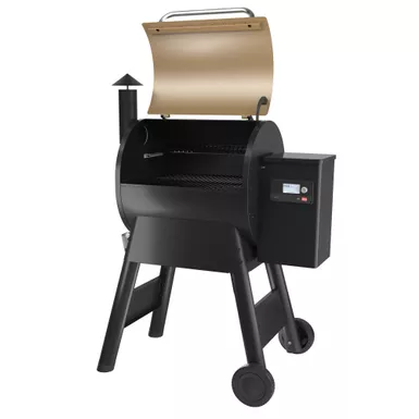 image of Traeger - Pro 575 Smart Pellet Grill/Smoker Bronze with sku:tfb57gze-powersales