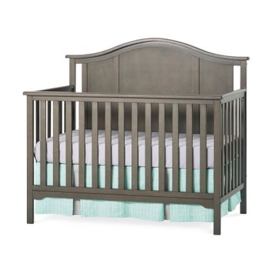 image of Forever Eclectic Cottage Arch Top 4-in-1 Convertible Crib - Dapper Gray with sku:mlmjhiamtuf-zdcqelmfoastd8mu7mbs-chi-ovr